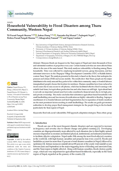 Household Vulnerability Mapping